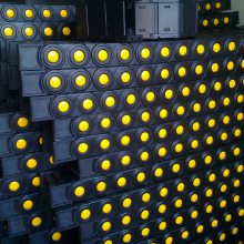 加强型工程尼龙拖链耐磨阻燃线缆拖链