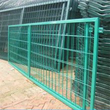 安全边框围栏网 园林防护隔离网 绿色铁网围栏
