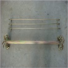 铁路信号接续线两头塞钉式扼流线钢轨接续线铁路电务器材1.2米3米