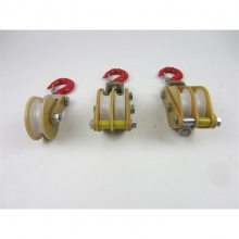 带电作业用绝缘滑车3轮2吨绝缘树脂板滑轮组电工用起重工具