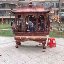 寺庙香炉 焚经炉 祭祀法器室外四方香炉 寺院铸铁香炉宝鼎