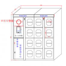 智能装备柜物料人脸识别装备柜应急装备管理借还充电柜