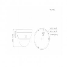 DH-IPC-HDPW3230R1-VFAS 大华200万红外手动变焦半球型摄像机 1/2.8 英寸 镜头焦距2.8mm～12mm 50米红外