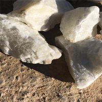石家庄驰霖天然萤石碎石批发白色水晶原石裸石颗粒 量大从优