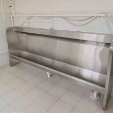 1.1米高中不锈钢小便池落地式尿槽感应式卫生间小便池承接定制