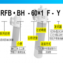 SRFB-1000×10F-C/Y 双筒回油过滤器替代