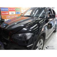 郑州宝马x6车身改色贴膜|全车贴亮光黑|壹伍陆郑州专业施工