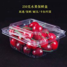250克装水果包装盒 装半斤桑葚的塑料盒 水果包装透明盒子