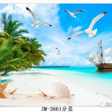 竹木纤维集成护墙板3D精美图案5D浮雕逼真背景墙