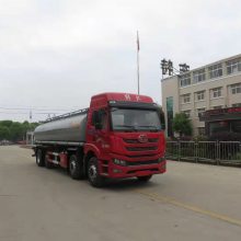 10吨危化品罐车 东风天锦国六钢衬塑运输罐车