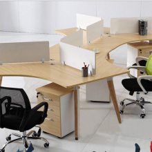 吉安办公家具职员桌财务桌屏风卡位厂家带柜单人屏风办公桌定制