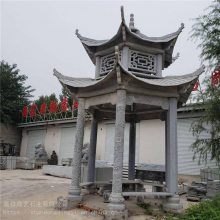 供应公园景区石亭子 石雕凉亭 石头长廊