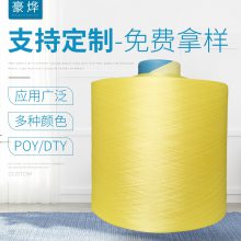 有色涤纶丝聚酯纤维 多规格网络涤纶丝 150D淡黄色低弹涤纶长丝Y2012