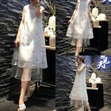 大码真丝连衣裙【遇见天】 品牌折扣女装尾货批发 折扣店女装进货渠道批发