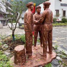 佛山玻璃钢造型雕塑 红色文化主题造型雕塑