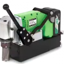 超轻卧式永磁磁座钻磁座钻吸铁钻微型磁力钻高空作业磁力钻