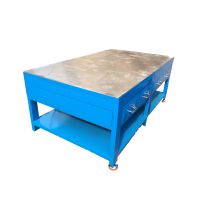 电木板钢板工作台、模具组装台加厚钢板桌面