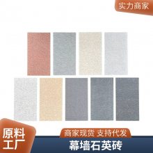 庭院 幕墙石英砖 色泽饱满 拼接平整 适用于多种情景