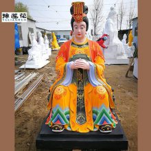 天上圣母神像海神娘娘神像南方妈祖娘娘神像河南玻璃钢雕塑厂家