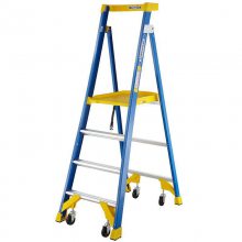 美国 WERNER/稳耐 P170-10CN FG 十步梯玻璃钢平台人字梯