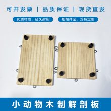 蛙类木制解剖板木制可扎钉小鼠手术台大鼠解剖板好捆绑送棉绳