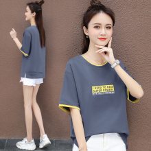 2022女短袖大码女装T恤 韩版便宜女装短袖 夏季半袖