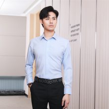 佛山商务工装长袖衬衫女短袖LOGO刺绣dity定制