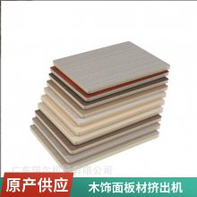 竹炭木金属板生产线 雪弗板挤出机 安迪板挤出生产线 80型