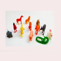 儿童仿真动物玩具十二生肖模型塑胶玩具耐摔科教动物识别永俊3310