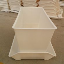 长方型鸭子料箱 散养鸭用塑料盘 鸭用食槽厂家
