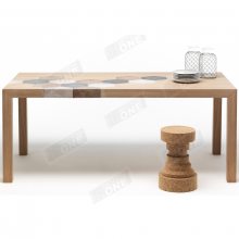 特色拼花实木餐桌