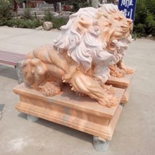 看门***石狮子/石刻走狮/***可定做狮子