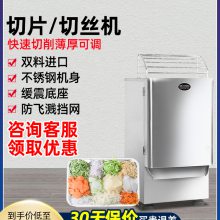 东贝瓜果切片机商用硬质切丝条机土豆萝卜多功能不锈钢电动切菜机