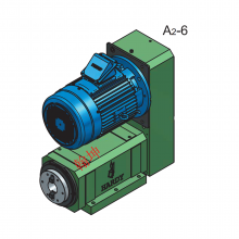 供应非标组合机床大孔径重切削镗铣动力头S120台湾翰坤hardy