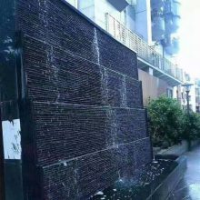 直销郴州市 衡阳市流水板文化石石材批发市场 室内背景墙水幕石墙厂家