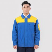 工服工装劳保工作服套装定制印字LOGO厂家直销长袖男汽修车间工地