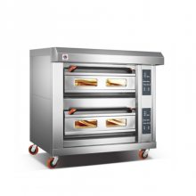 欧乐德LD0-204ES商用面包房两层四盘大容量电烤炉 多功能蛋挞披萨烤箱