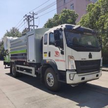 国六重汽豪沃10吨100米多功能抑尘车 中大型移动式喷雾车