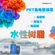 PET 塑料涂布表面耐候无电晕处理剂高光水性聚氨酯树脂