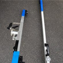 矿用600mm窄轨道尺 一级二级数显轨距器 铝合金铁路轨道测量