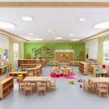 幼儿园玩具组合柜教具柜儿童储物柜区域书架收纳区
