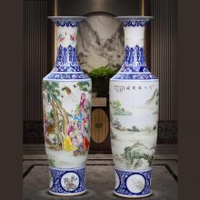 祠堂落成庆典大花瓶 公司开业落地大花瓶 寺庙竣工送大花瓶