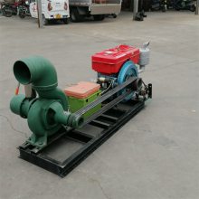 柴油小麦灌溉机 大马力鱼塘抽水机 8寸大流量抽水泵