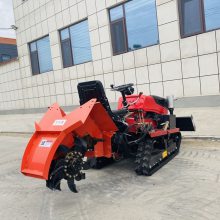 自走式微耕机多功能果园施肥机大棚旋耕机自走旋耕施肥机