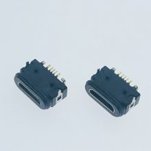 防水Micro5P前贴后插SMT防水母座 B型卧式贴片防水迈克母头