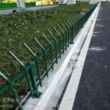 路边花池小栅栏 街道U型草坪护栏 城市草池铁栏杆