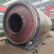 供应废旧塑料轮胎再生炼油设备 卧式旋转高温裂解炼油设备