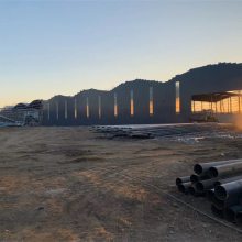 彩钢瓦楞板料棚 钢结构厂房 万隆 工地临建简易仓库 多规格可定制