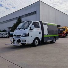 东风途逸2方蓝牌路面清洗车 双缸汽油发动机品孚高压泵