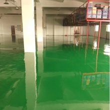 惠 东环氧地坪漆施工厂家 环氧树脂耐磨地面漆 车间绿色地板漆